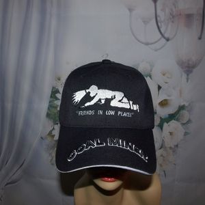 Coal Miner Hat Friends in Low Places Black Hat